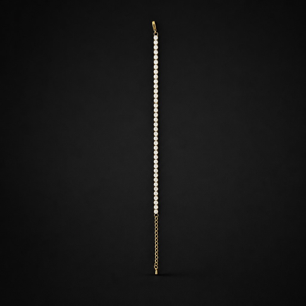 Women’s Gold 5mm Tennis Bracelet (1pc)