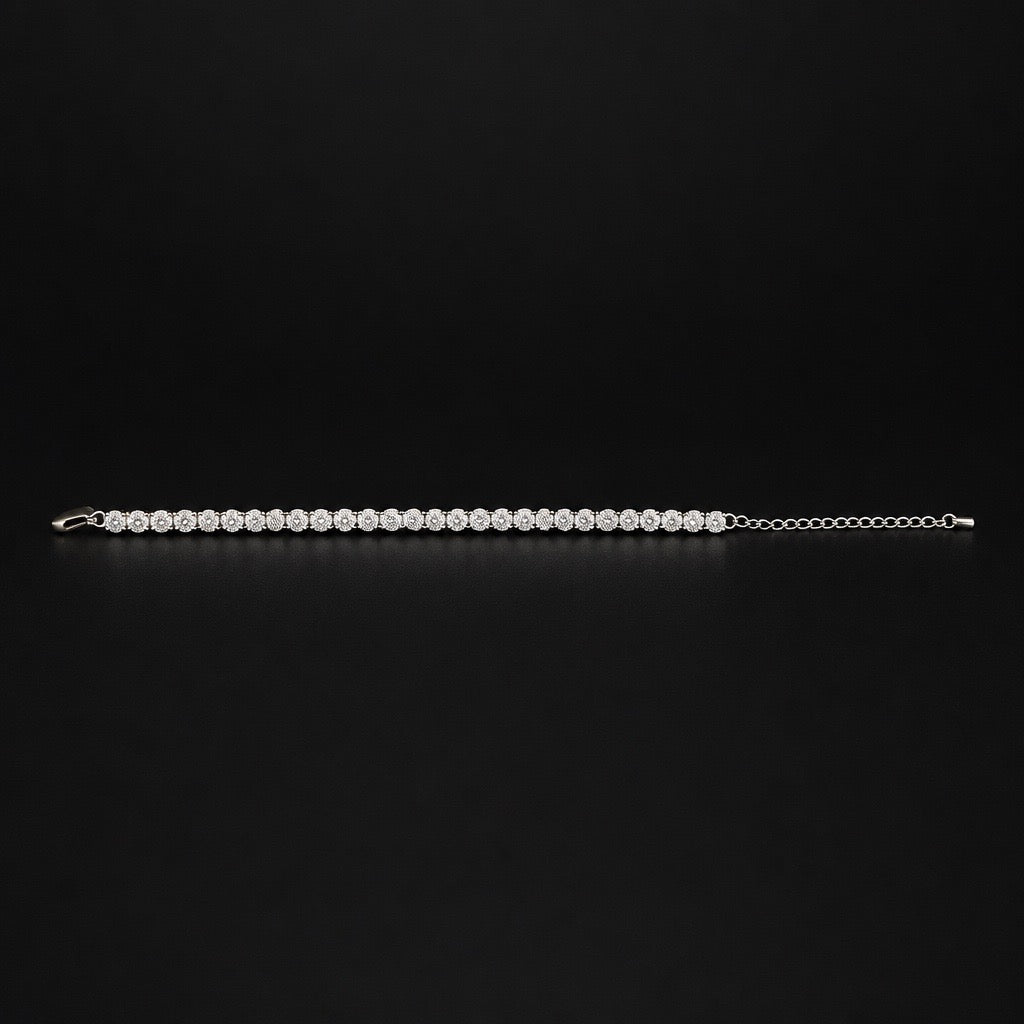 Women’s Silver 5mm Tennis Bracelet (1pc)