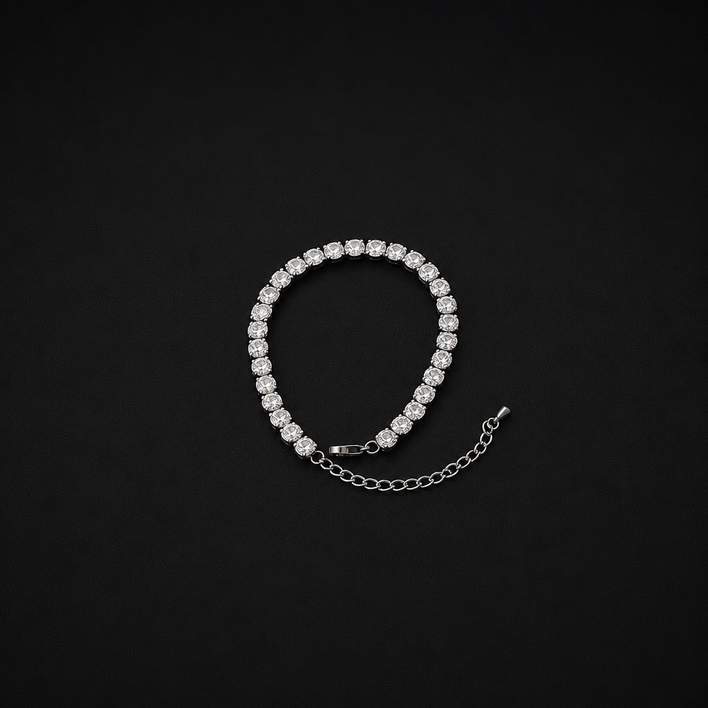 Women’s Silver 5mm Tennis Bracelet (1pc)