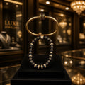 Women's Black & Gold Bracelets (2pcs)