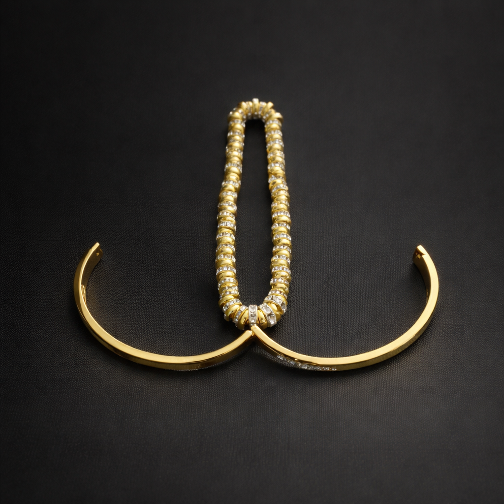 Arrow Fashion Bead and Bangle Bracelets (2 pcs)