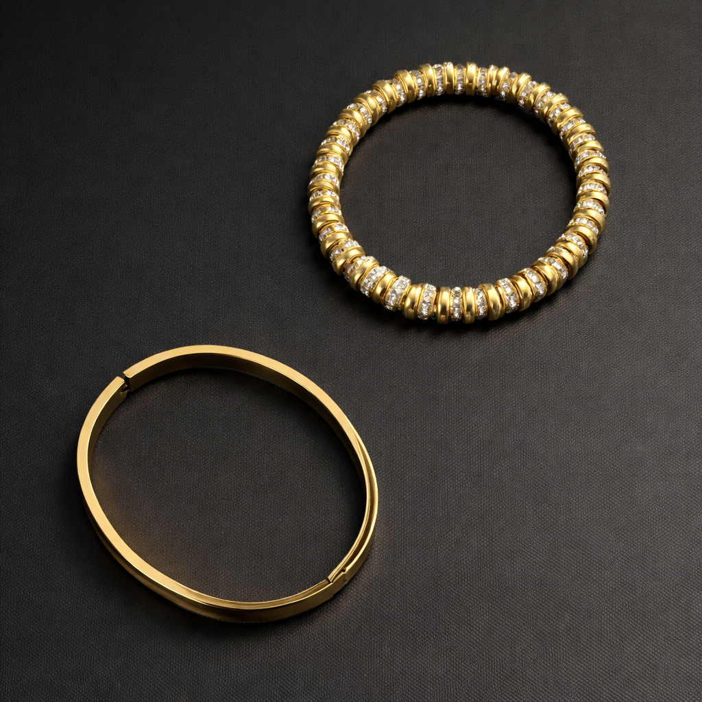 Arrow Fashion Bead and Bangle Bracelets (2 pcs)