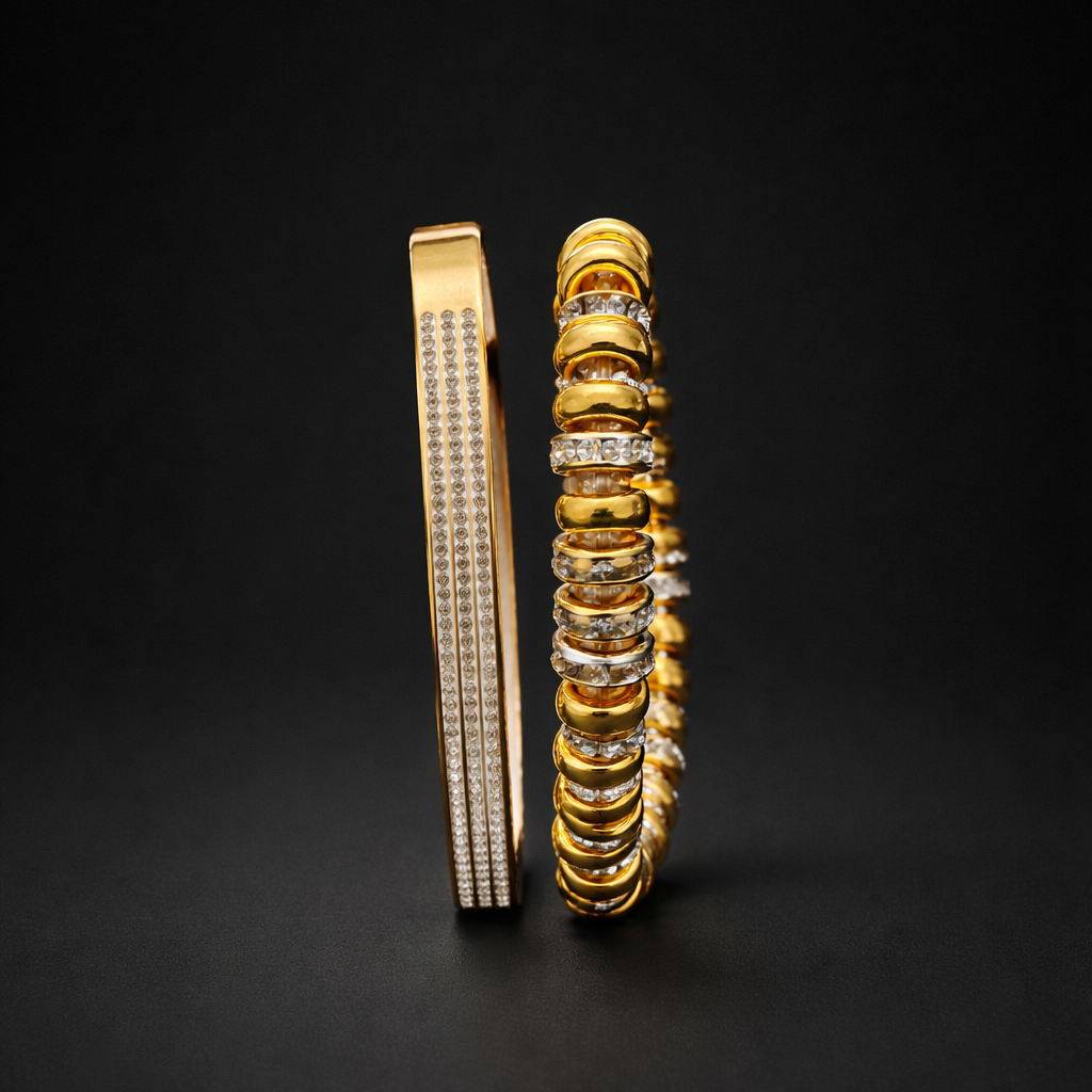 Arrow Fashion Bead and Bangle Bracelets (2 pcs)