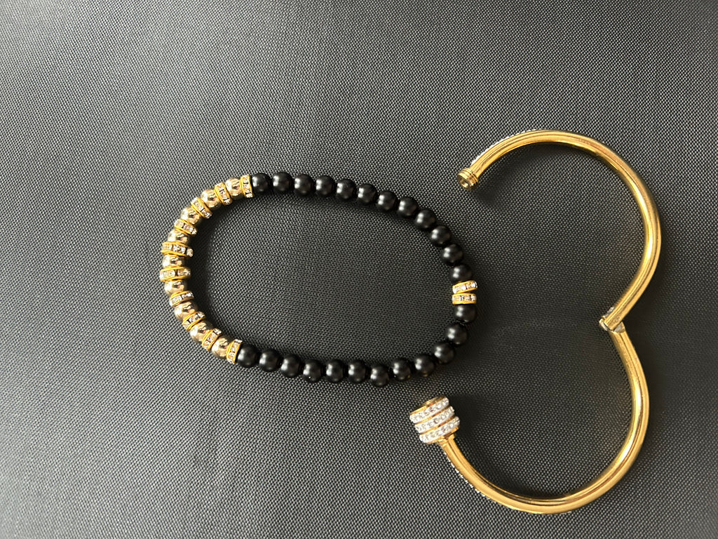 Women’s Stylish Bead/Bangle(2pcs)