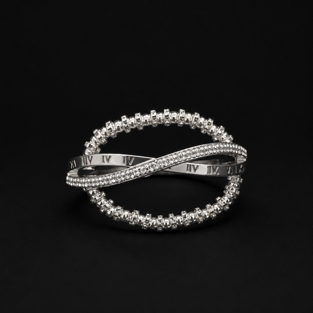 Silver Elegance Bracelets(2pcs)