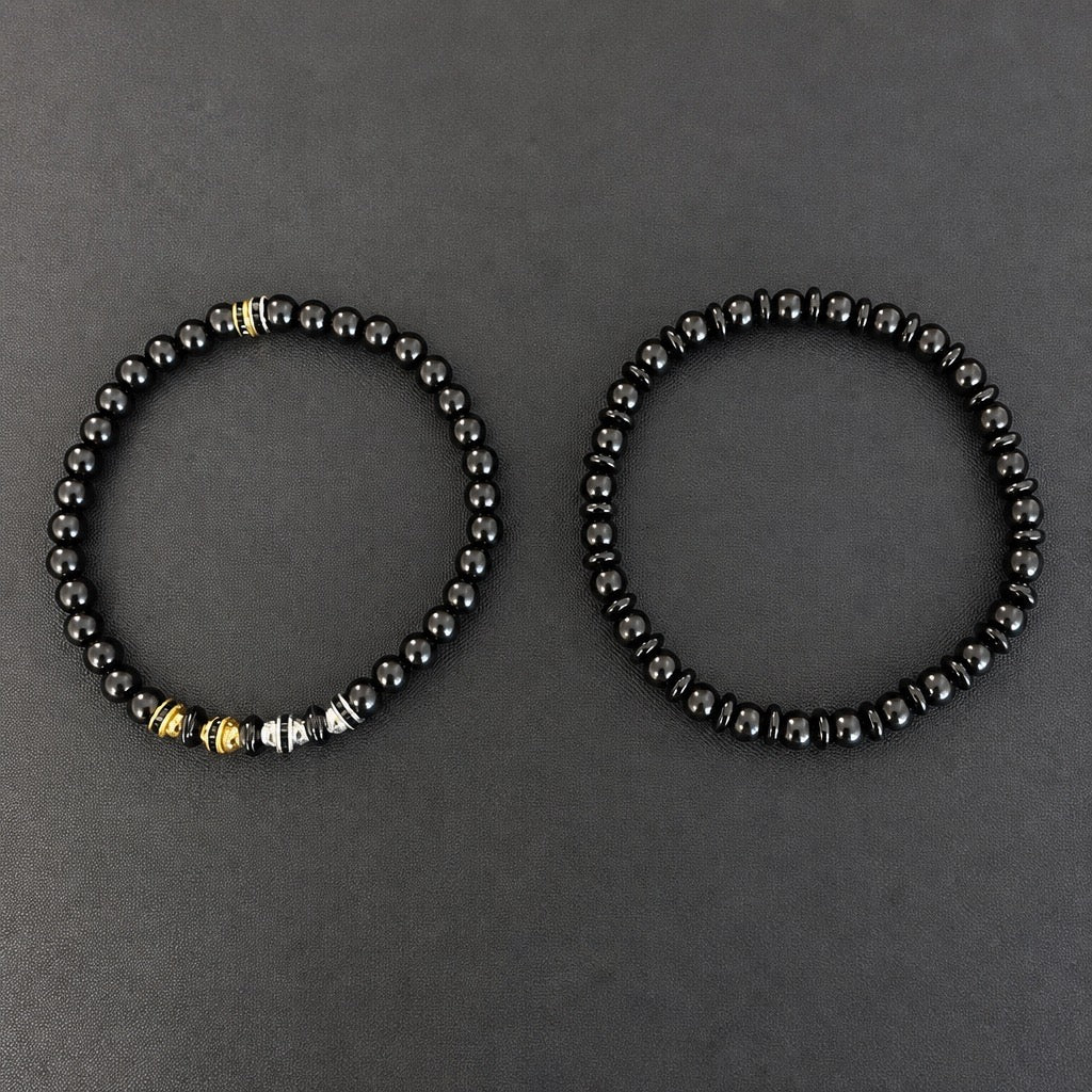 Men's Bk on Bk Wristband (2pcs)